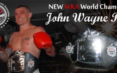 John Wayne Parr New WKA Champion